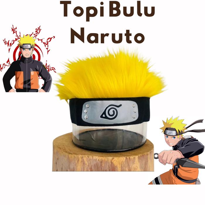 Topi Bulu Naruto/ Topi Buku Viral spesial Edisi Naruto Pria Elegan