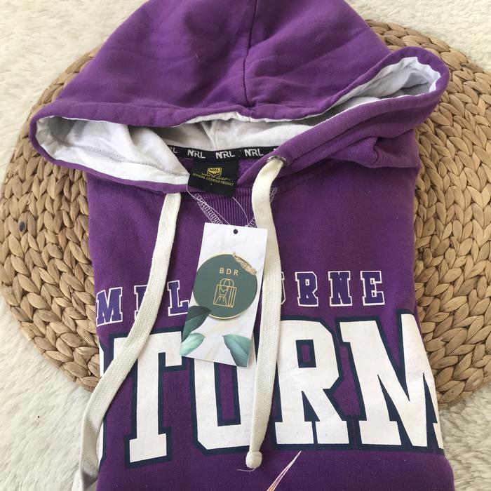 Hodie Pria Ungu Branded Thrifting Murah