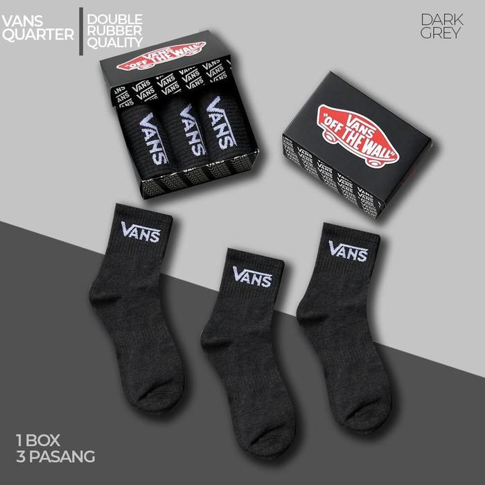 VANS SOCK QUARTER ORIGINAL/VANS SOCK QUARTER /KAOS KAKI VANS ORIGINAL INDONESIA BNWB 100% HS