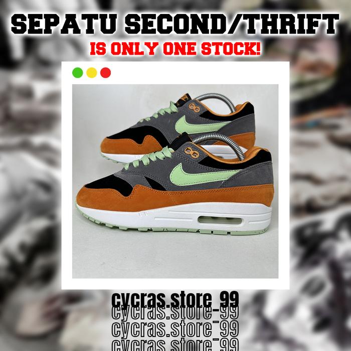 (Sepatu Second) Nike Air Max 1 Ugly Duckling Honeydew - Size 41
