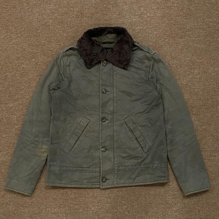 Vintage 90s A.P.C Paris N-1 Military Deck Jacket