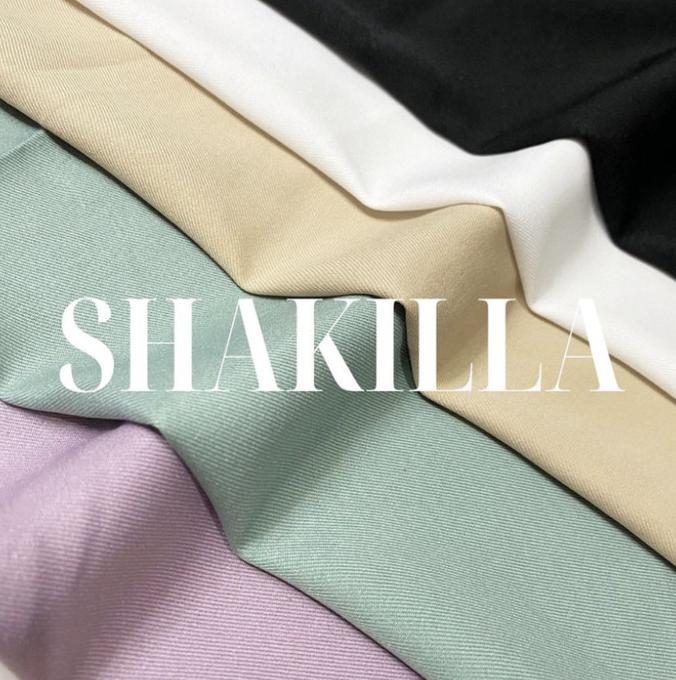 "Kain Shakila Sakila Samira Stretch Twill Premium Bahan Gamis Sakilla