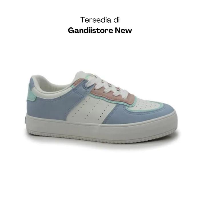 Sepatu Sneakers Wanita Airwalk Alyssa AIWCL231102U White Blue Women