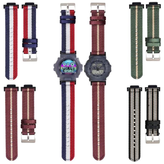 Tali Jam Tangan G-Shock Replacement Strap Nylon Casio G-Shock GA-100 GLX-5600 GA-120 GD-100 GD-110 D