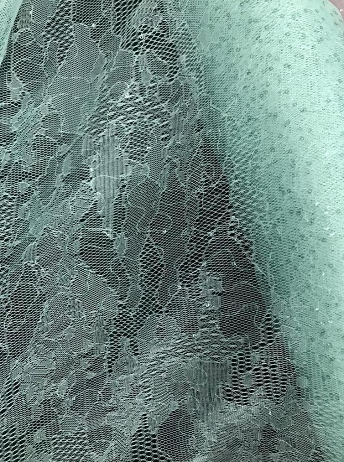 Kain Tile Akar Padi Mutiara Glitter Bahan Brukat Brokat Chantilly Tull