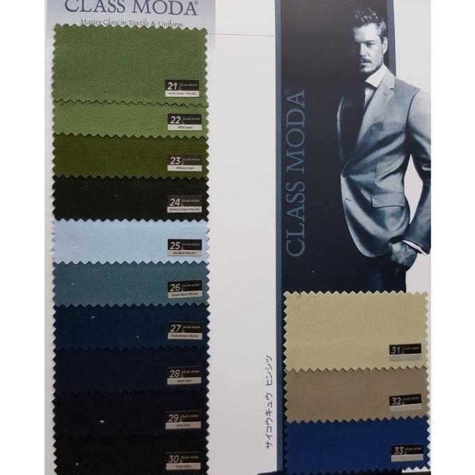 Kain Bellini Class Moda Bahan Seragam Jas Pria High Twist Semi Wool Me