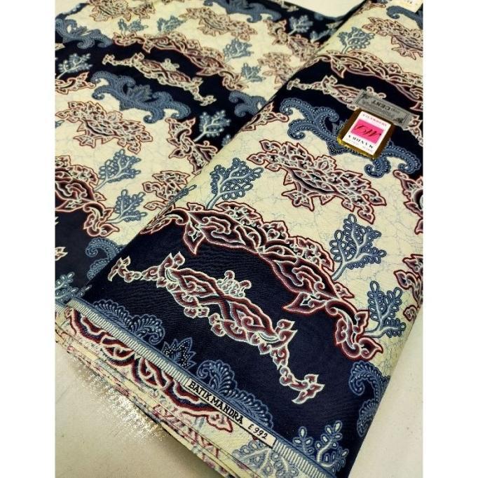 Kain Batik Mandra (E.992). Batik Katun Primisima Cap CENT By MANDRA