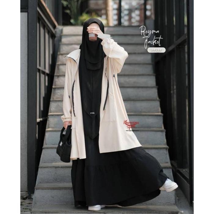 Terbatas Rayme / Reyma Jaket Muslimah Premium Ori Khumaira Syari (Bisa Cod)