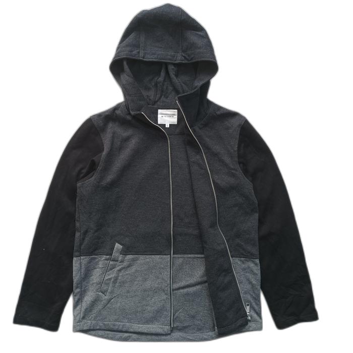 jacket The TK Shop tech tritone hoodie jaket casual monochrome Takeo Kikuchi