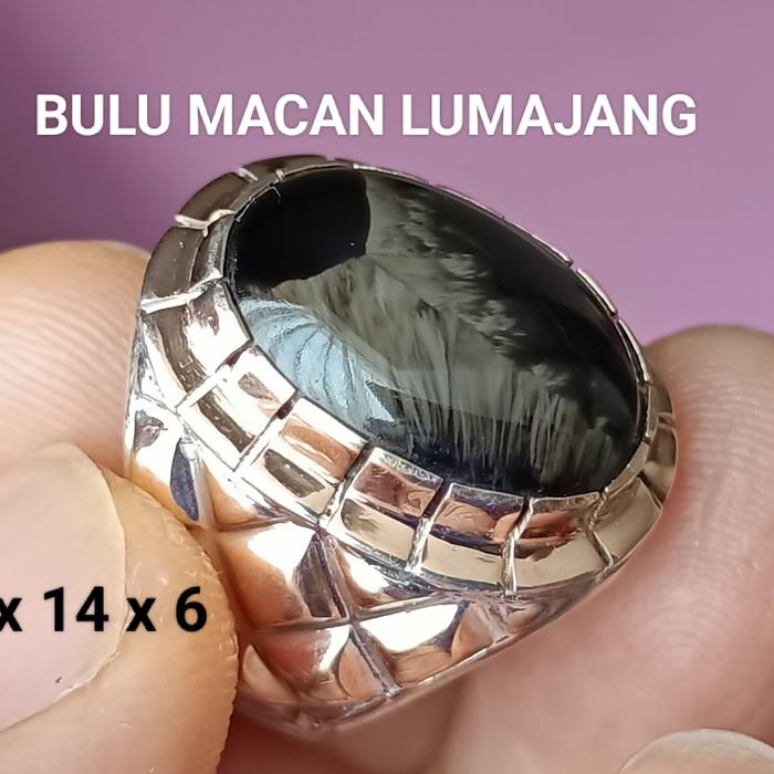 BATU BULU MACAN LUMAJANG ASLI NATURAL no pirus red borneo giok burma blue safir fire opal bulu hanom
