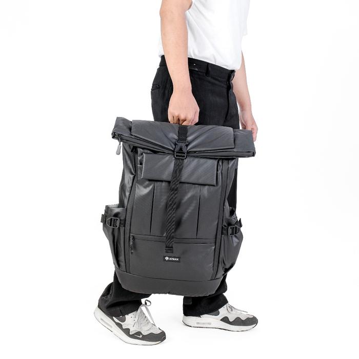 Backpack Outdoor Casual Unisex Backpack Lipat Hiking Design Terbaru Backpack Anti Air Full Hitam