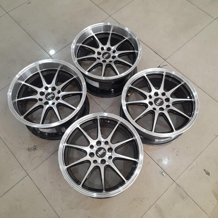 Velg Bekas Racing HSR R16 Celong Baut 8 Buat Mobil Brio Mobilio Freed Jazz Vios Yaris Avanza Dll
