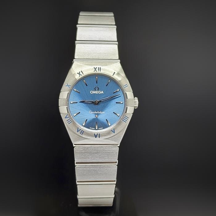 Jam Tangan omega Constellation Ladies Blue Dial