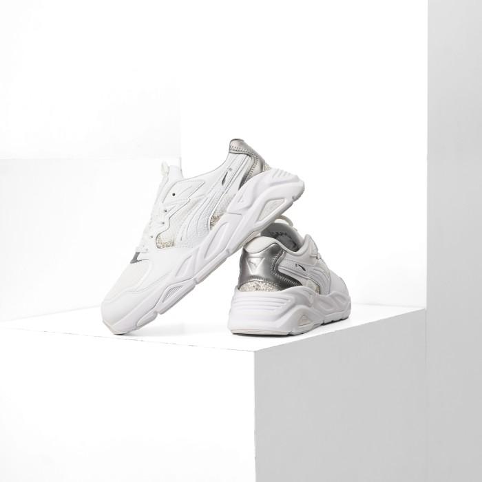 Sepatu PUMA TRC Mira SQ White Nimbus Cloud [387157 01] Original