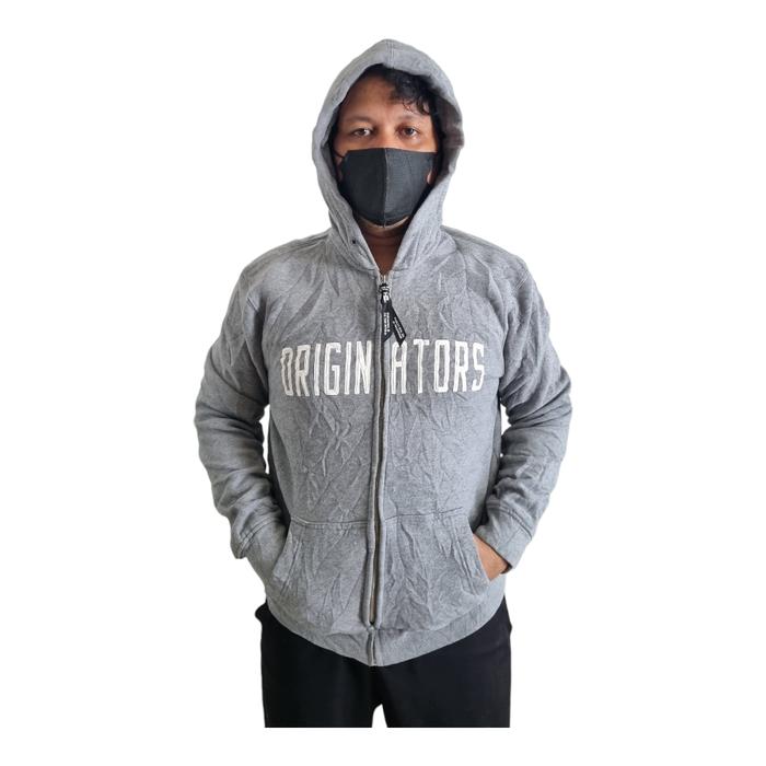 JAKET HOODIE NEW ERA PRIA WANITA SECOND BRANDED IMPORT ABU