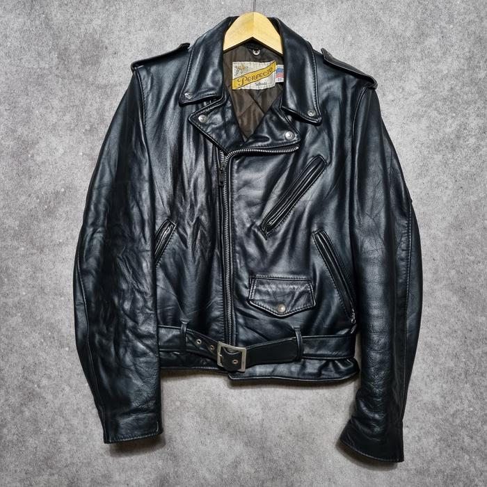Jaket Kulit Ramones Schott Perfecto NYC 618 Size 36 Harley Davidson Vanson RBC Buzz Ricksons Avirex 