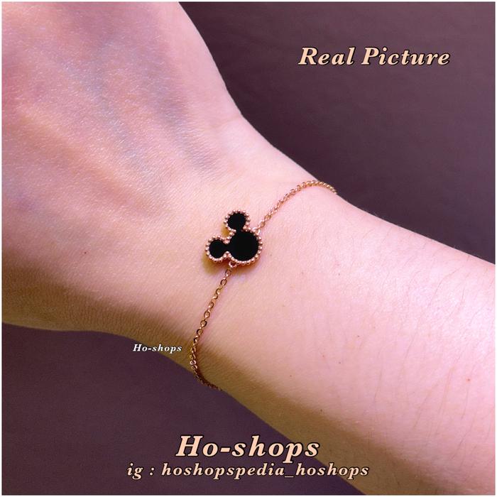 New  Gelang Serut Rosegold Kadar 750 Asli Emas