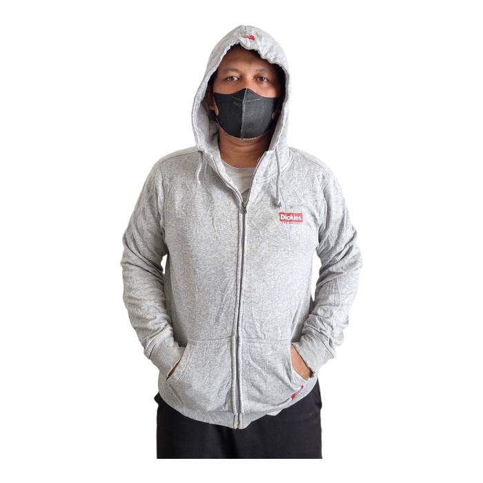 JAKET HOODIE PRIA WANITA DICKIES SECOND BRANDED IMPORT ABU MUDA