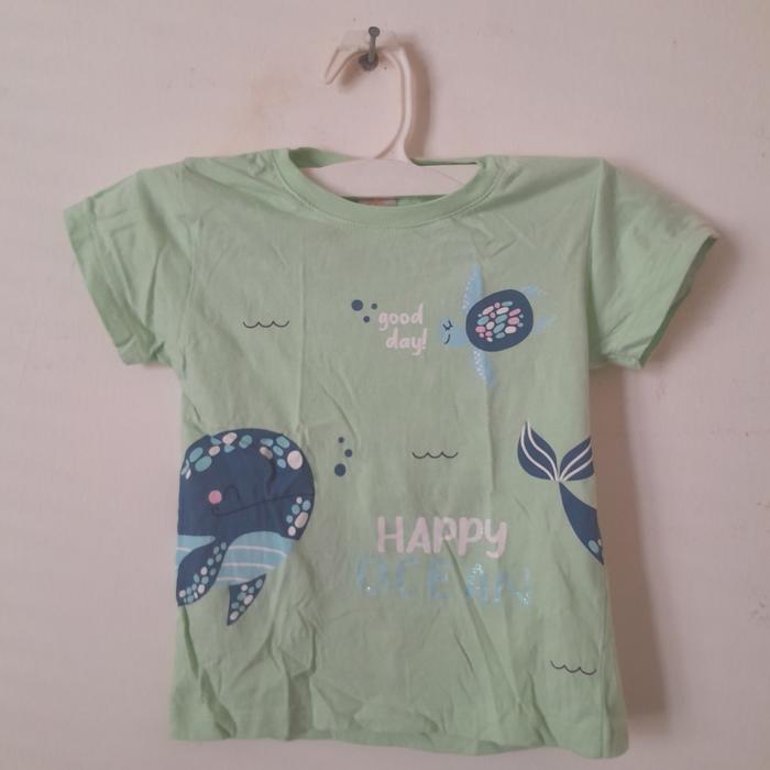 Preloved Kaos Anak Little M Branded Like New Thrift Bekas Berkualitas Baju Second