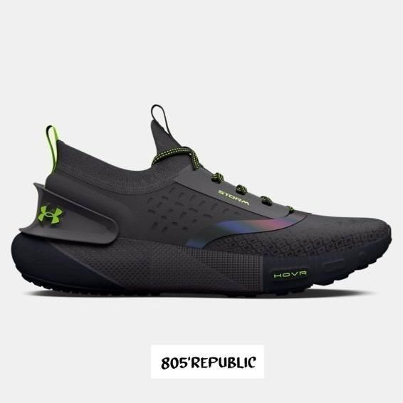 Under Armour Hovr Phantom 3 Storm Black Green Mens Running || Mens Gym Olahraga