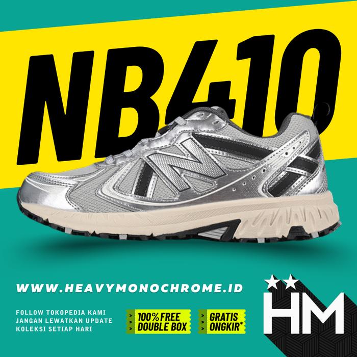NB Balance 410 v5 Silver Black Sneaker MT410KR5 (Size 36-45)