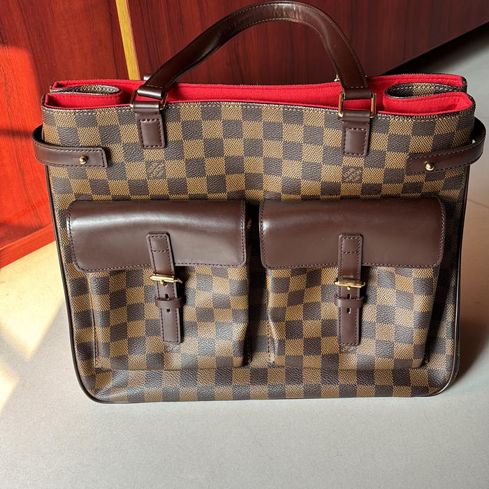 Louis Vuitton damier uzes ebene handbag tas LV Ori asli preloved