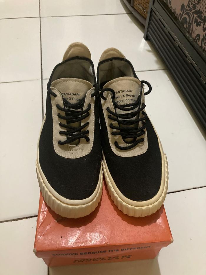 Sepatu Rupaka x Homskin low The Antasari - Hitam, 40