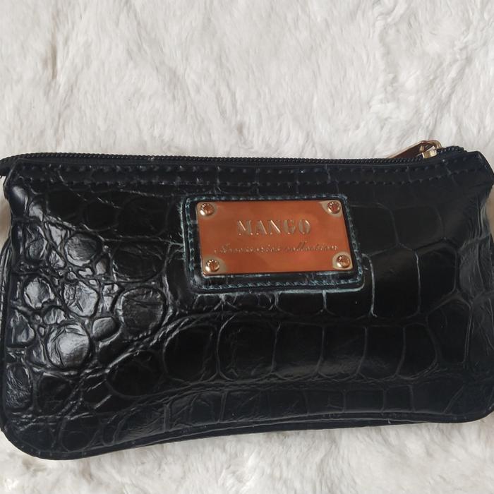 Second - Preloved dompet pouch Mango Hitam Original