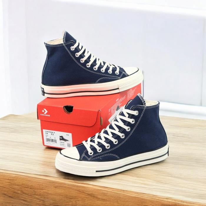 Sepatu Converse All Star Chuck Taylor 70s High Obsidian Midnight Navy Original 100%