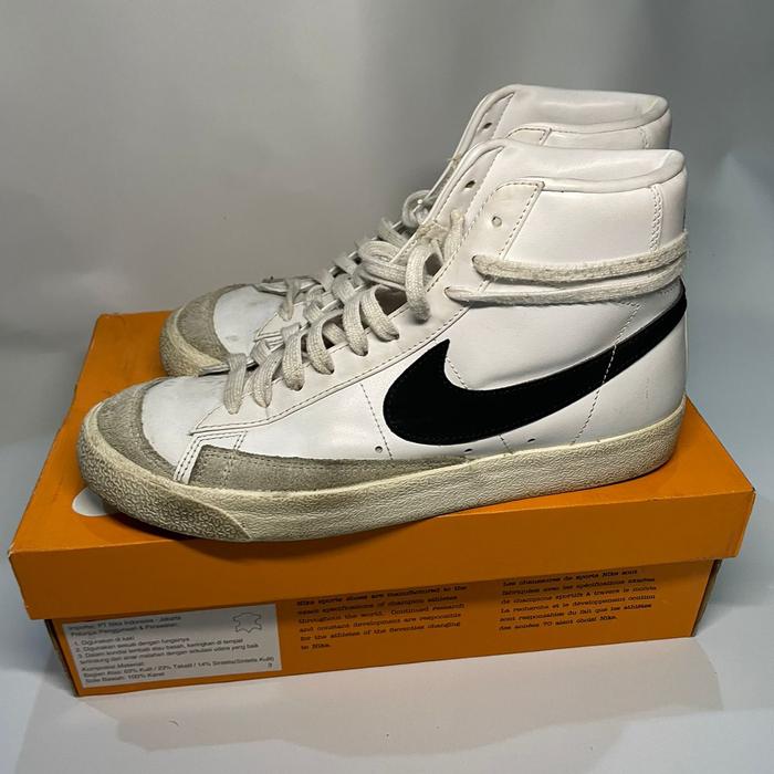 Nike blazer high 77 white size 9us