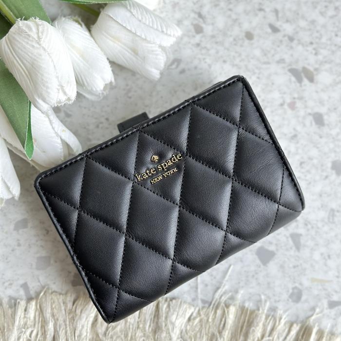 KS CAREY SMOOTH QUILTED LEATHER BLACK
