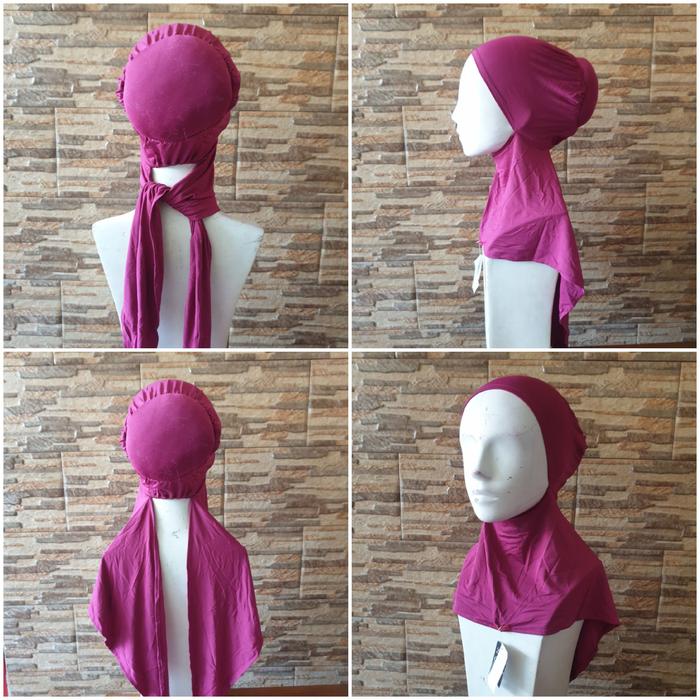 Zoya ciput Cepolya ciput ninja dalaman hijab tali belakang