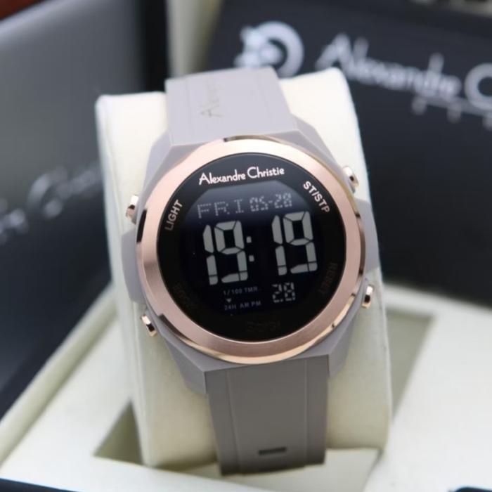 ALEXANDRE CHRISTIE AC 9342 ROSEGOLD GREY DIGITAL AC9342 UNISEX ORI