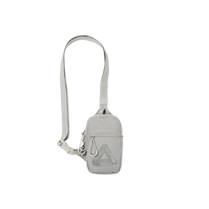 PALACE 2 Way Shot Bag & Device Bag Autumn 2024 Black Grey Shoulder Bag Waist Bag