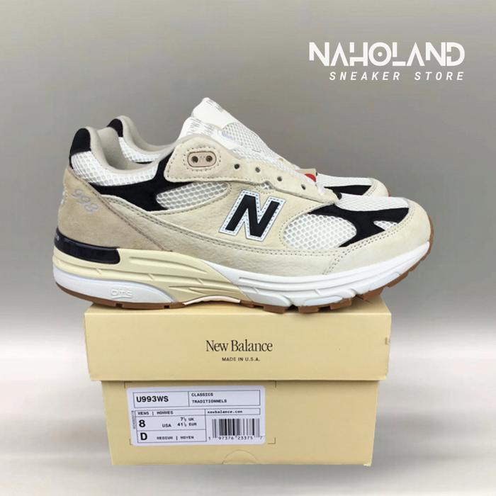 New Balance NB 993 MiUSA Teddy Santis Sea Salt Black U993WS (Size 36-46.5)