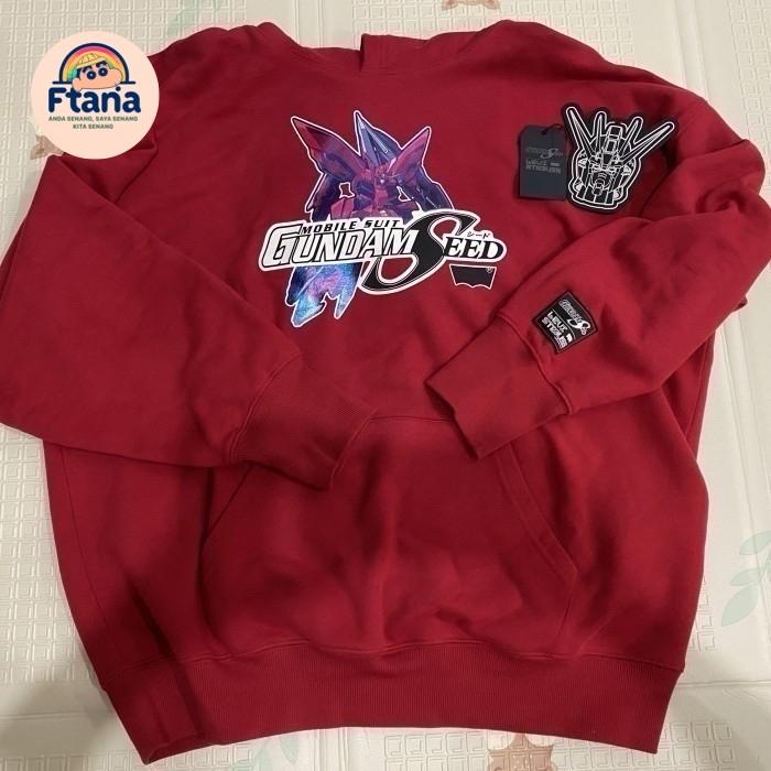Levi's X Gundam Seed Hoodie Aegis Red Size M