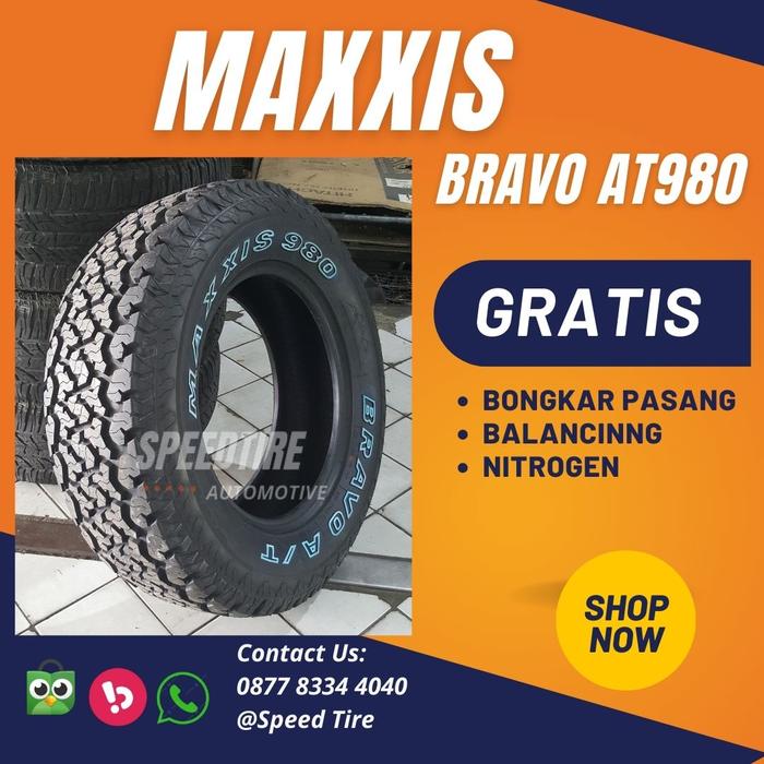 Ban Mobil 275 65 R17 Maxxis Bravo AT980 AT 980 Thailand Fortuner Hilux