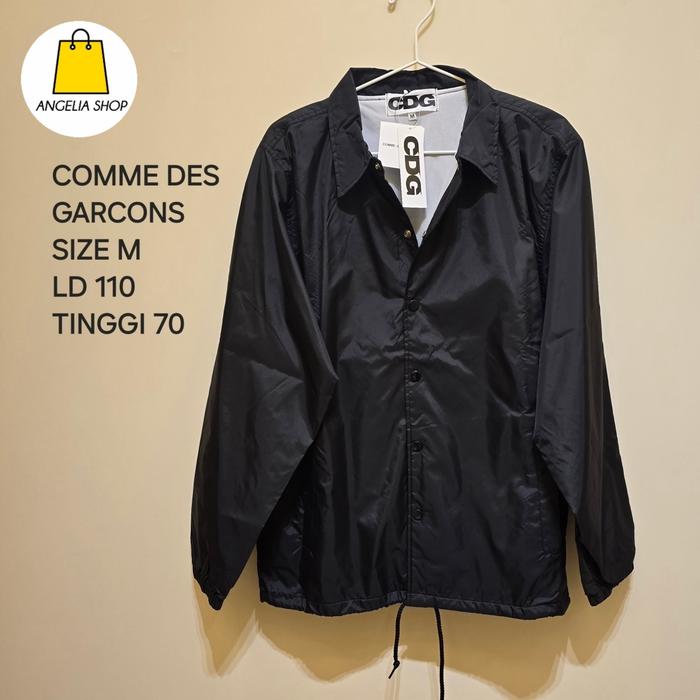 612. CDG COMME DES GARCONS Coach Jacket Authentic + Original Receipt
