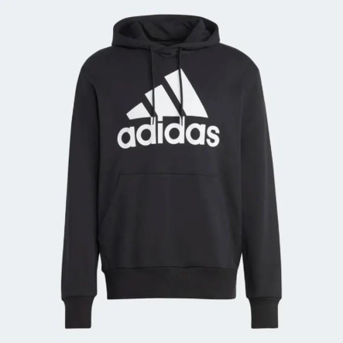Sweater Pria Adidas Hoodie Essentials French terry Big Logo Black - IC9363