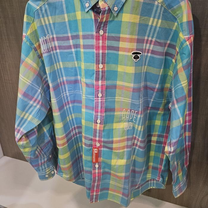 kemeja multi colour size m aape