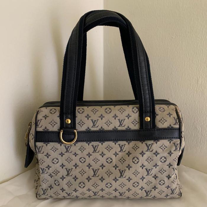 Preloved LV Minilin Vintage Josephine PM Navy 2002