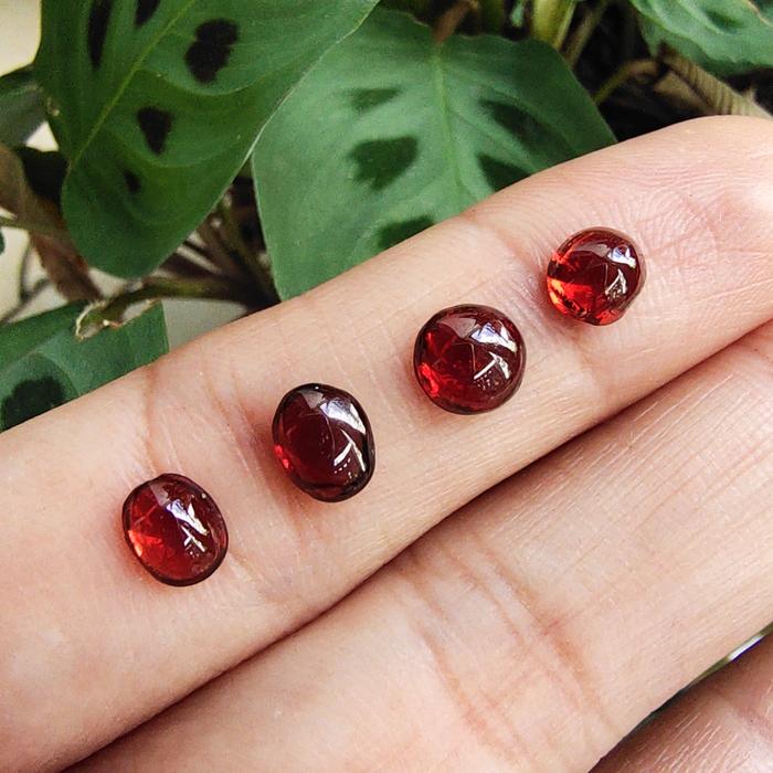 Batu Natural Garnet paketan - Batu Permata Garnet Asli