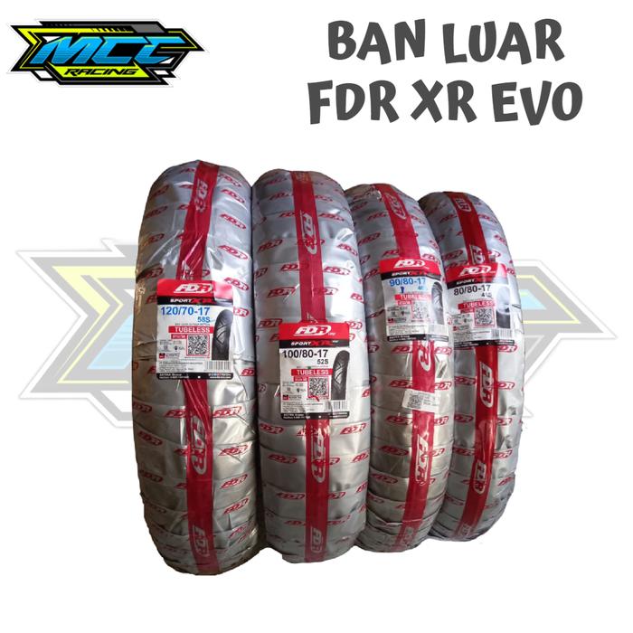 BAN FDR 110-70-17 SPORT XR EVO TUBELES FDR 110 70 17 SPORT XR EVO