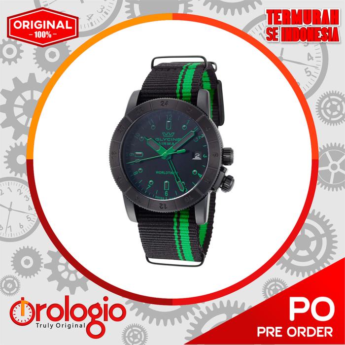 Jam Tangan Glycine Airman Worldtimer Quartz Watch GL1032