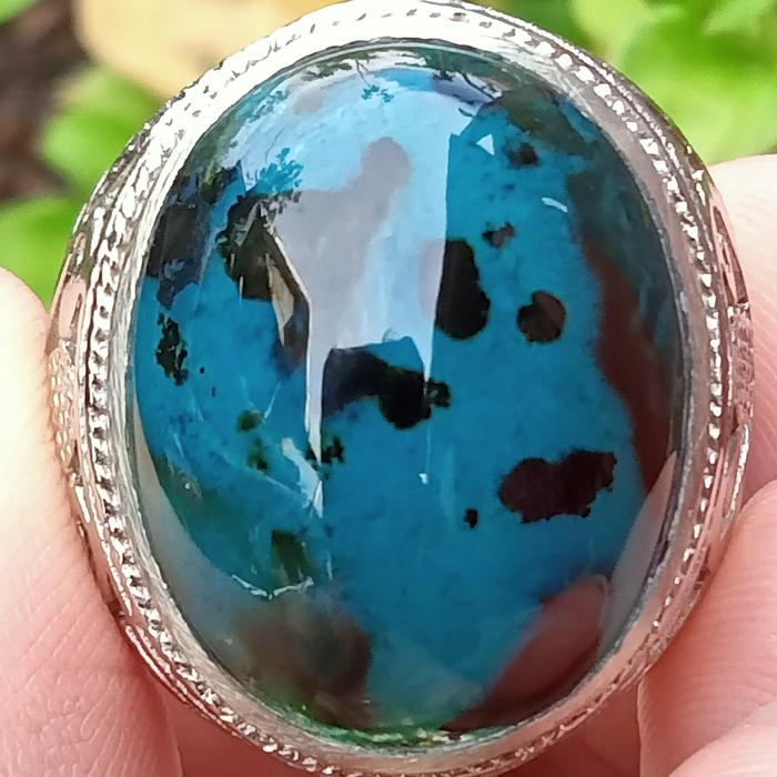 Natural Bacan Doko Majiko Totol ( Batu Akik Natural asli Desa Majiko - Ternate - Maluku Utara )