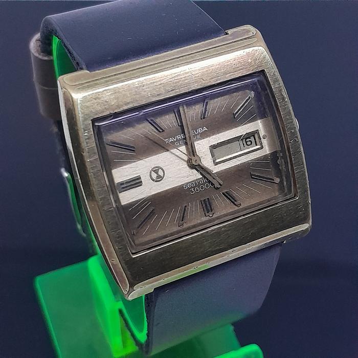 Jam tangan pria vintage Favre Leuba Geneve Sea Raider 36000