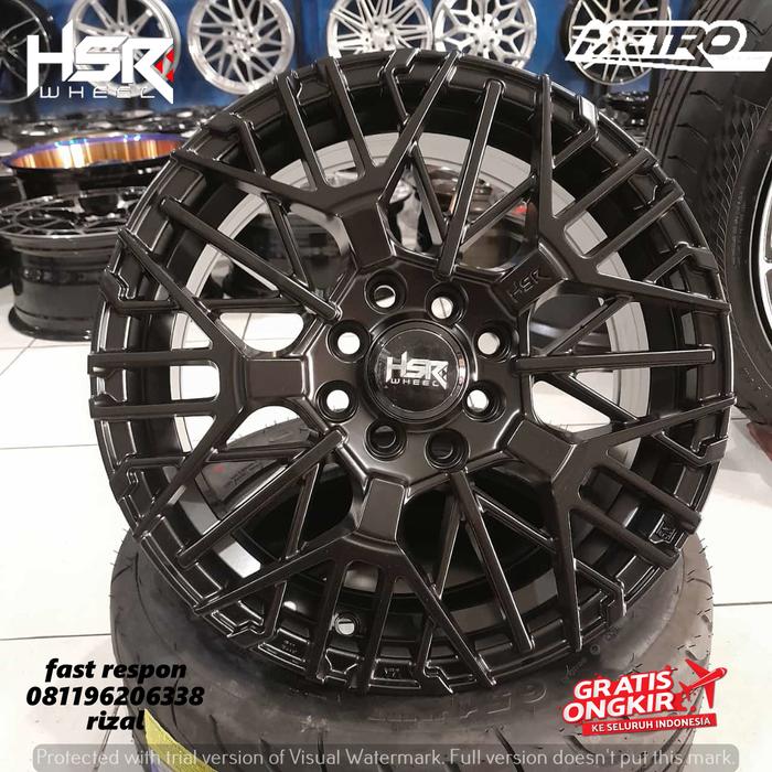 PROMO BIG SALE VELG PELEK RACING HSR BENAWA RING 15 R15 BUAT MOBIL MODIFIKASI HONDA JAZZ BRIO FREED 