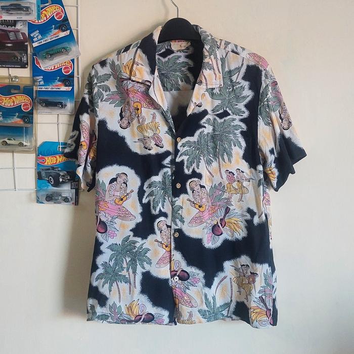 Vtg Hawaiian shirt size M not armani amiri ami maison margiela kitsune carhartt dolce gabbana stussy