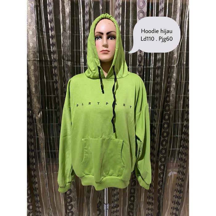 baju monja ! Hoodie hijau