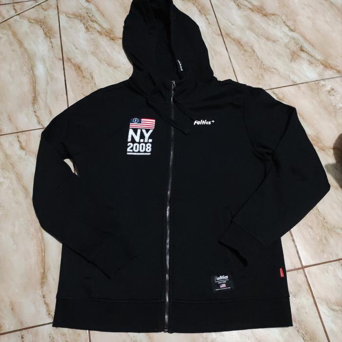 Hoodie Zipper Feltics Bordiran